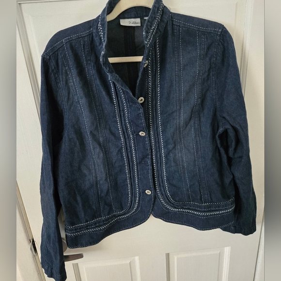 Chicos Platinum  Jacket Blazer  Size 2 - Picture 1 of 4